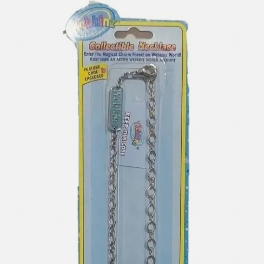 Webkinz 16" Charm Necklace Brand New Sealed Y2K Jewelry Unused Code 2000s BNWT